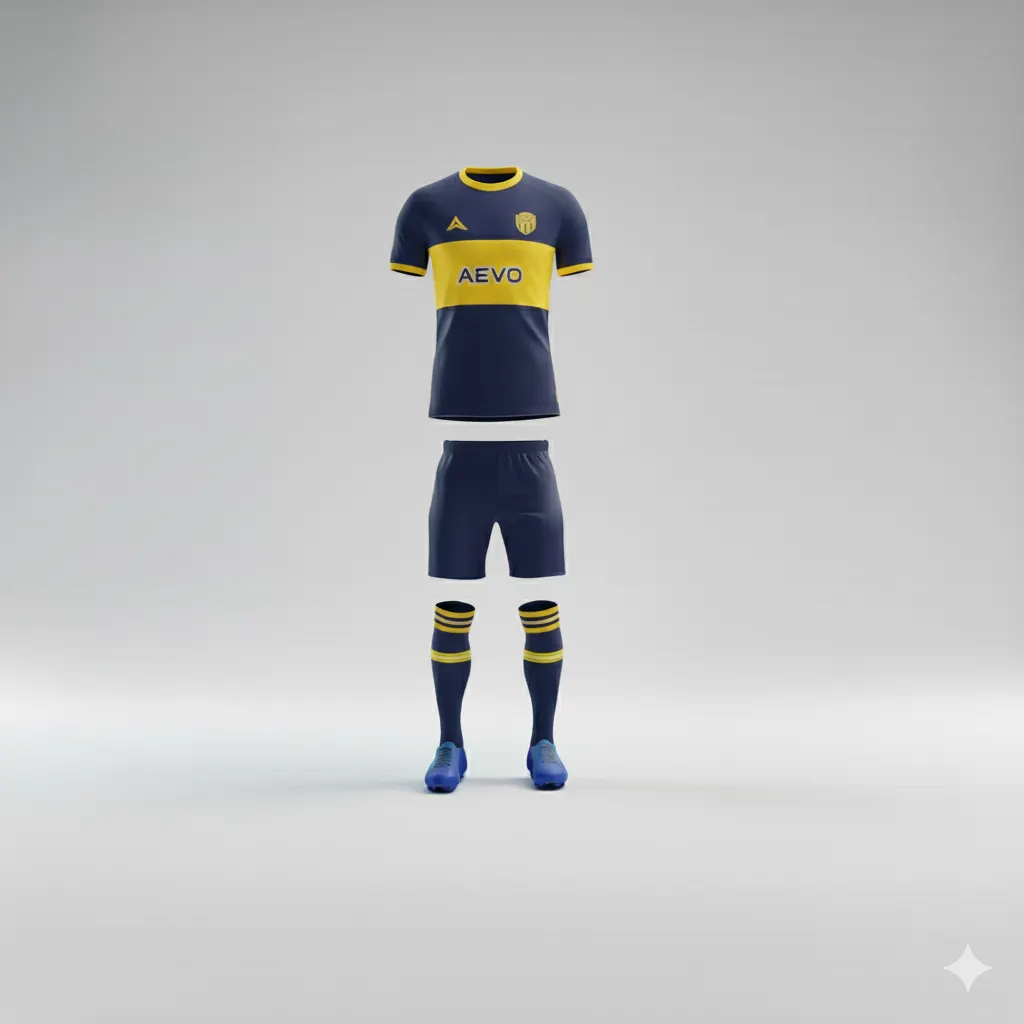 A revision log records dates and changes to a football kit mockup
