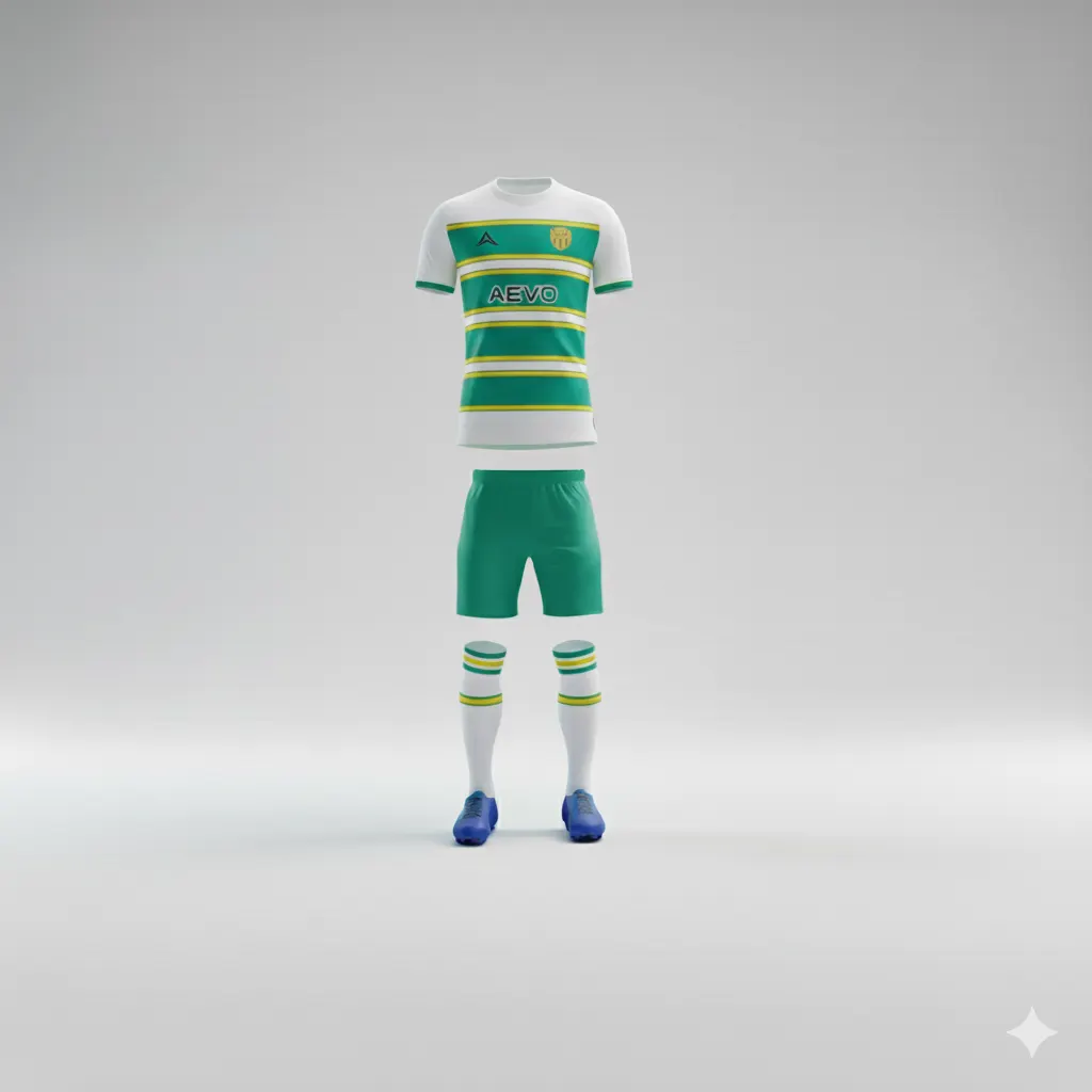 Club kit design reviewed by board, coach and kit manager