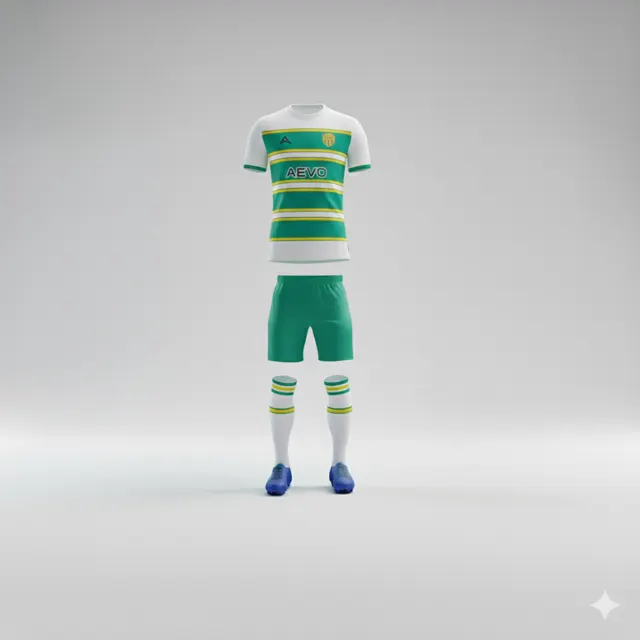 Club kit design reviewed by board, coach and kit manager