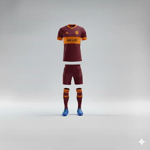 Club reviewers discuss a football shirt mock-up