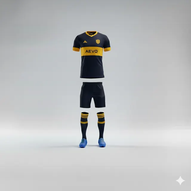 Order brief with team shirts and squad details
