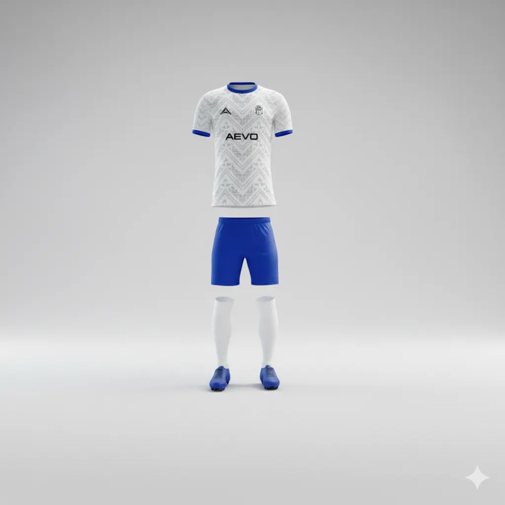 A coach, players and club coordinator agree on shared design criteria for a team kit during a meeting