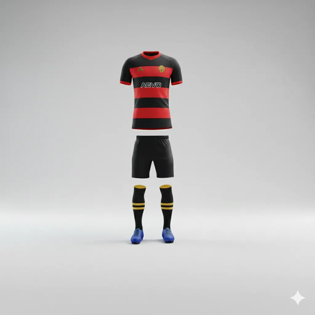 A coach and team manager discuss the squad’s kit needs